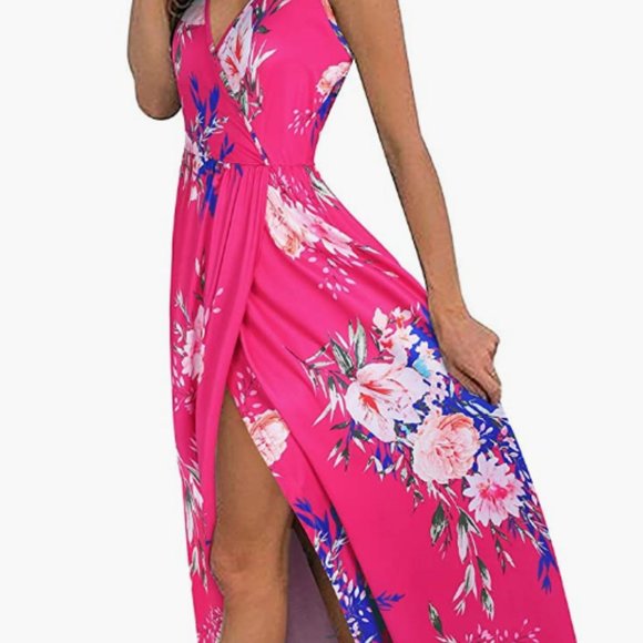 Pink Summer Maxi Dress - Picture 2 of 7